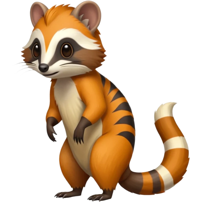 Cacomistl-Tamarin-Anteater-Civet-Numbat-hybrid (full body) emoji