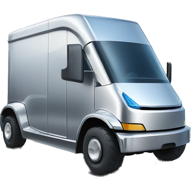2024 chrome Tesla cyber truck emoji