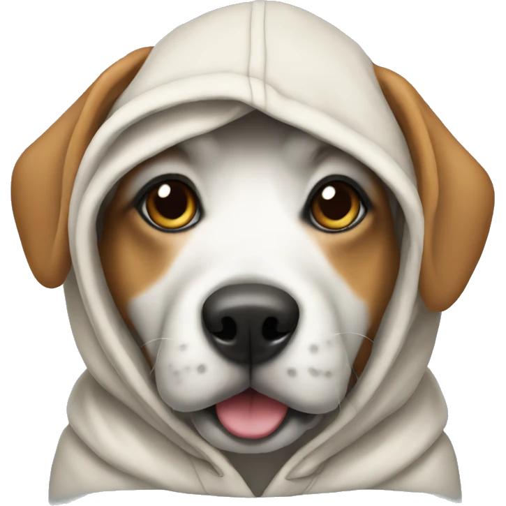 dog with hoodie emoji