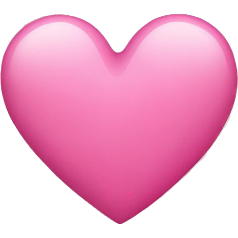 Pink heart emoji