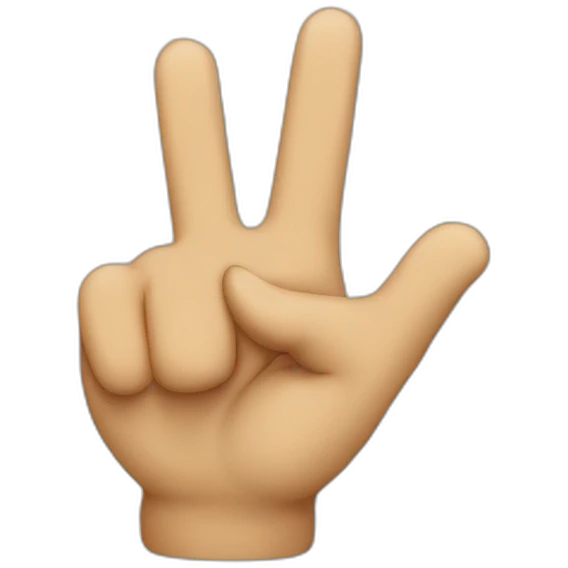 finger emoji pointing in front emoji