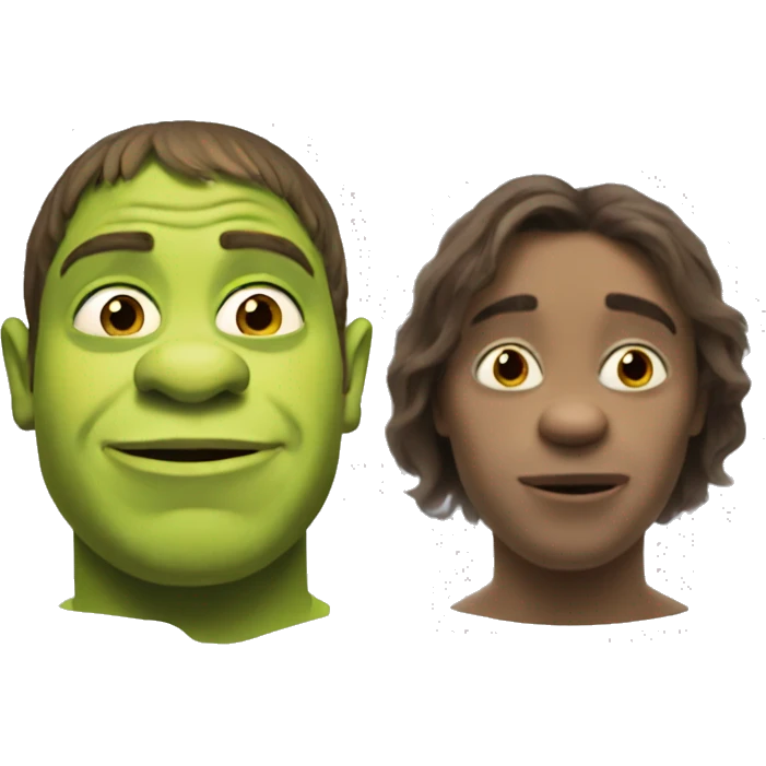 French Shrek emoji
