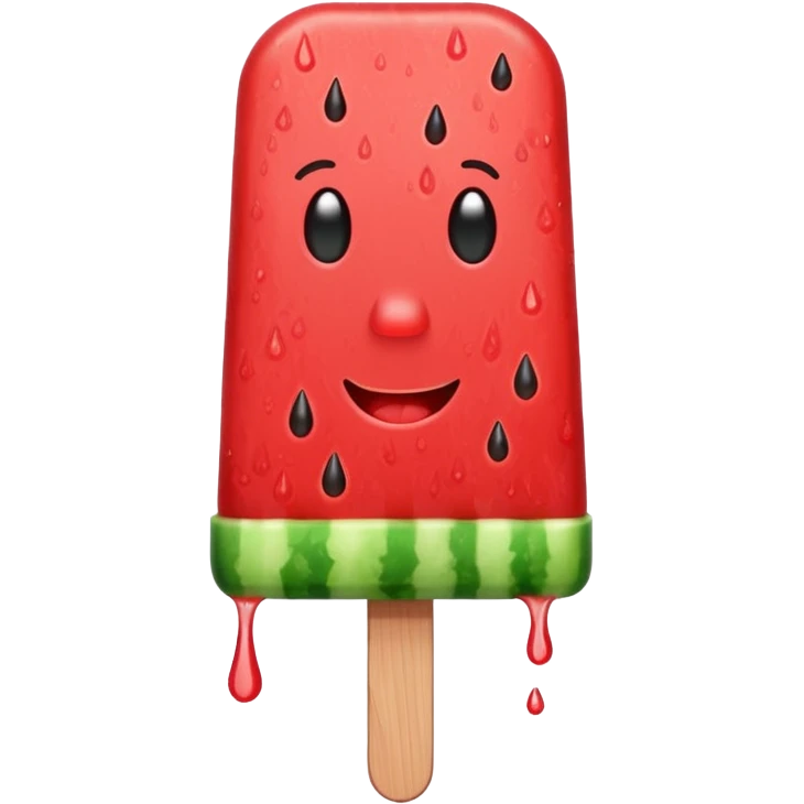 watermelon popsicle emoji