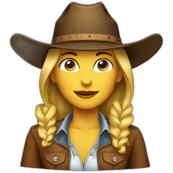 Cowgirl emoji