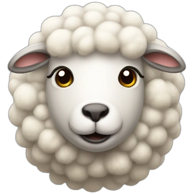puffy sheep emoji