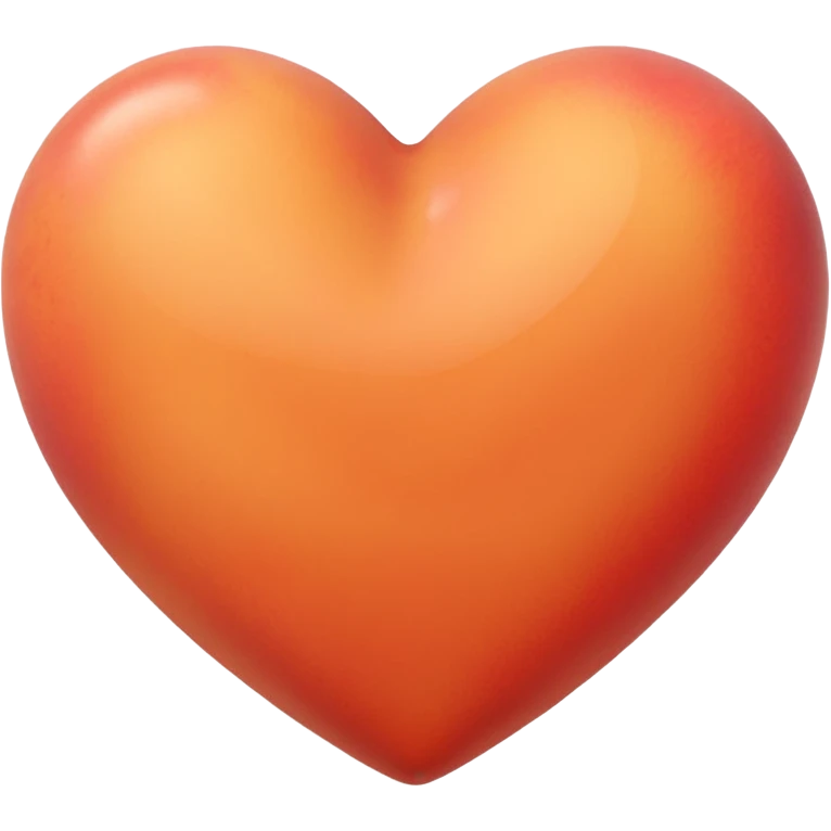 make an image of a peach colored heart emoji emoji