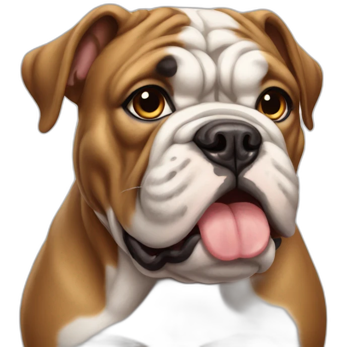 Bulldog ingles emoji