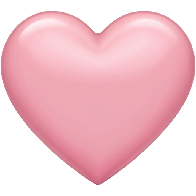 Light pink heart emoji