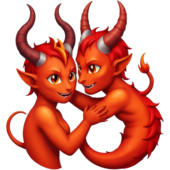 Devil love  emoji