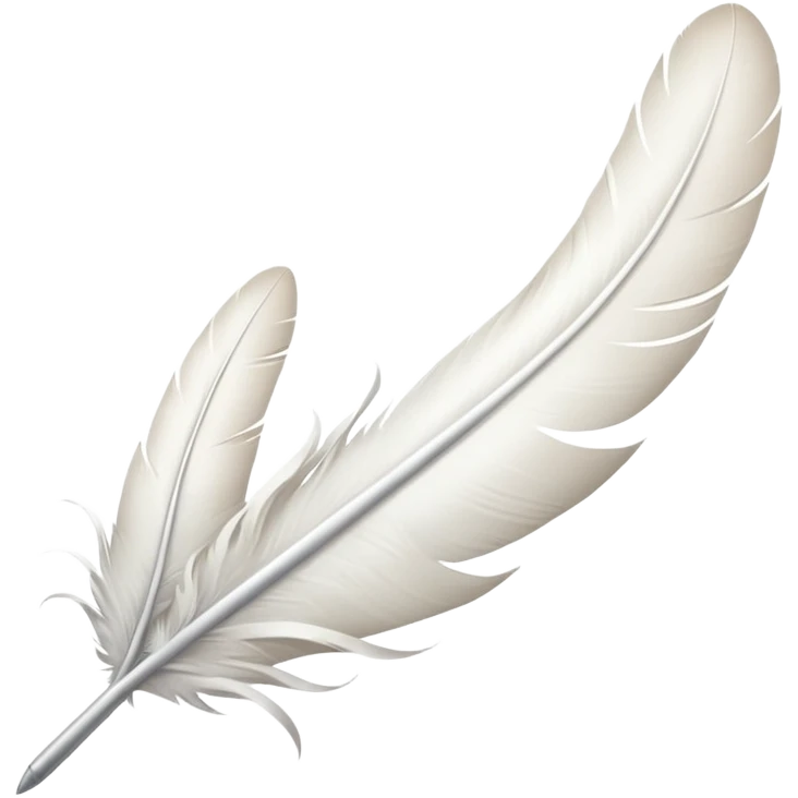 white feather emoji