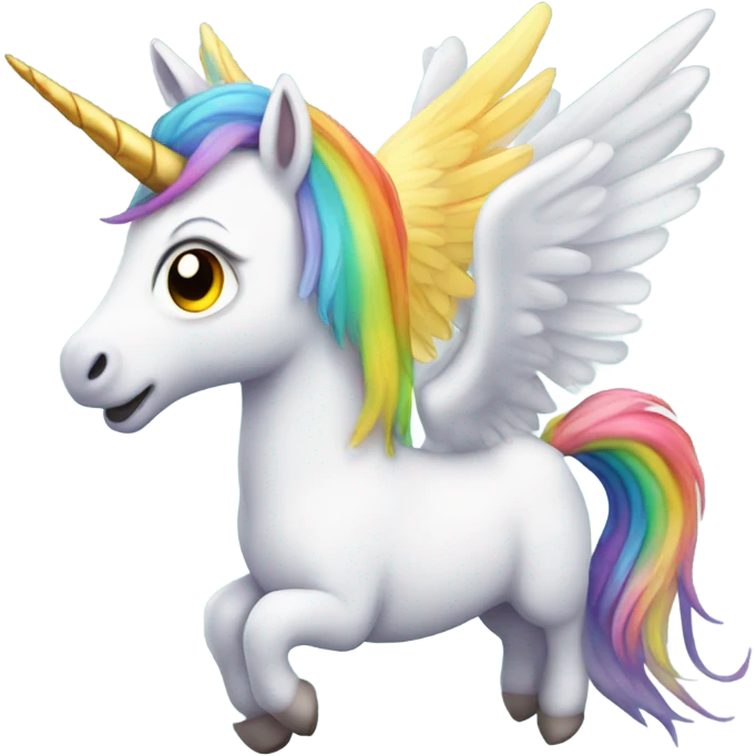 Unicornio con alas  emoji