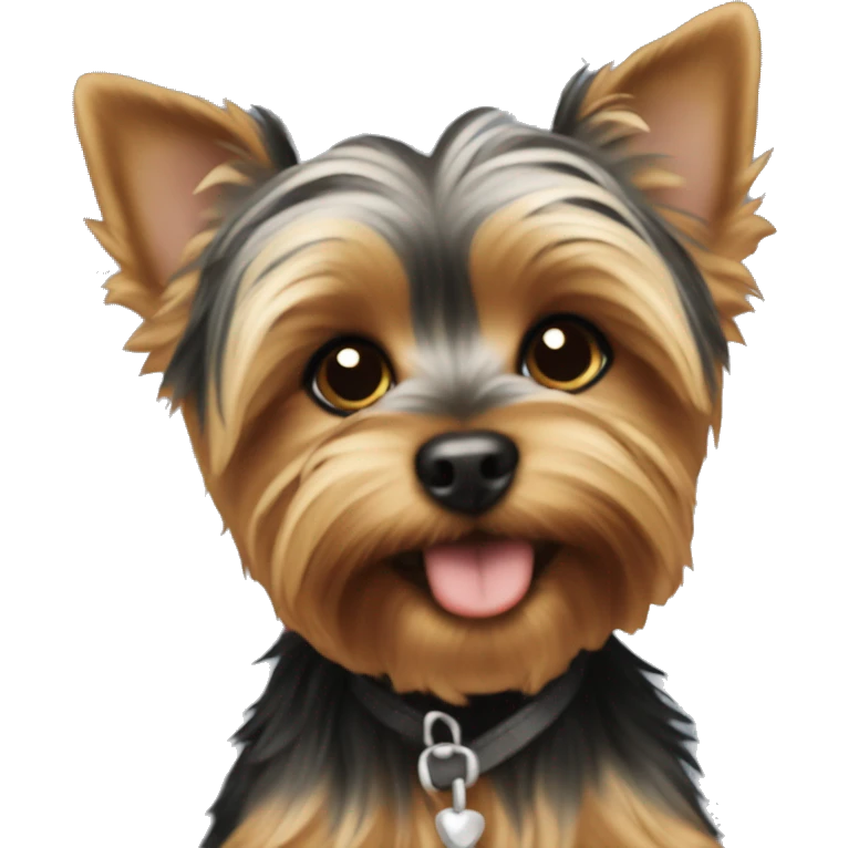 Yorkie puppy emoji