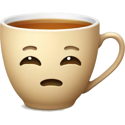 beige Cup of Tea emoji