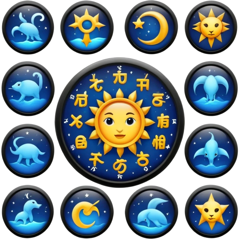 Знаки зодиака emoji