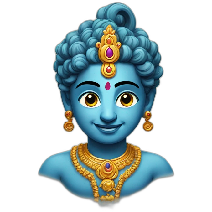 Lord Krishna Hindu God emoji