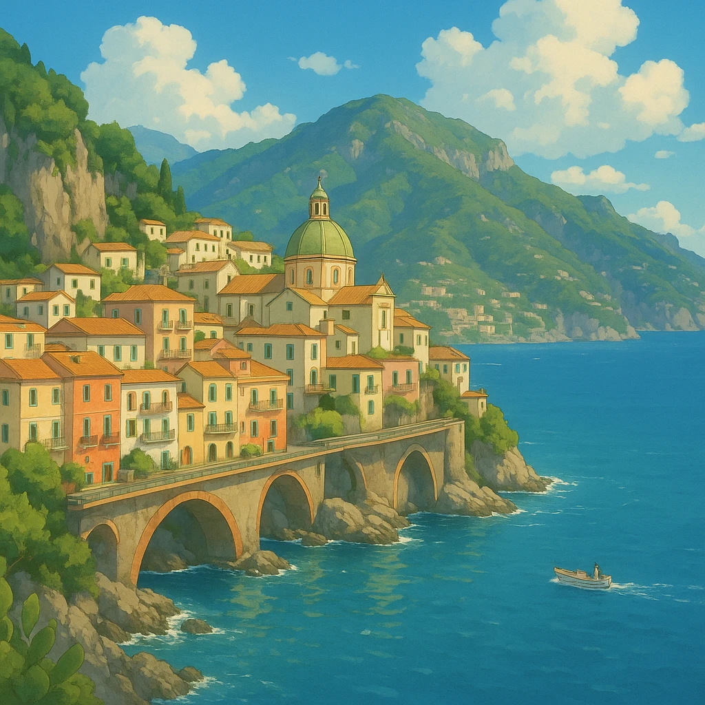 amalfi coast, italy emoji