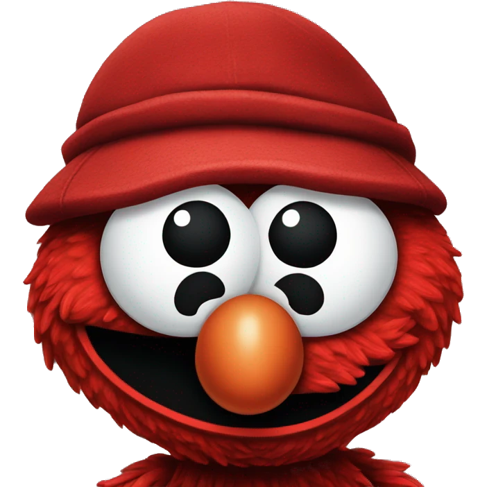 Gangster Elmo emoji