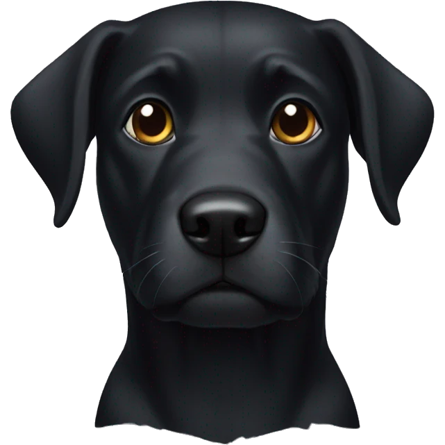  black dog emoji