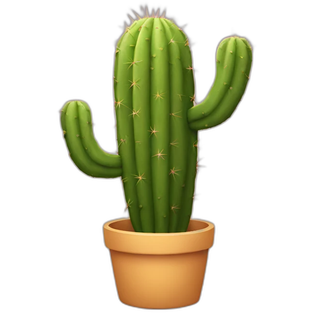 cactus with face palm emoji