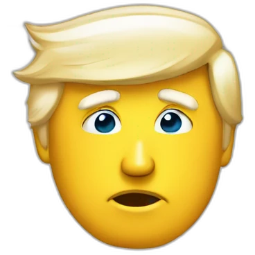 trump au toilettes emoji