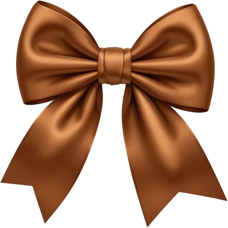 Brown bow emoji