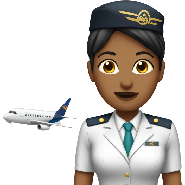 Flight attendant emoji