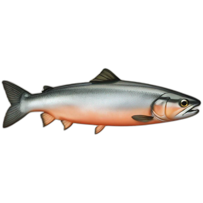 Smoked salmon emoji