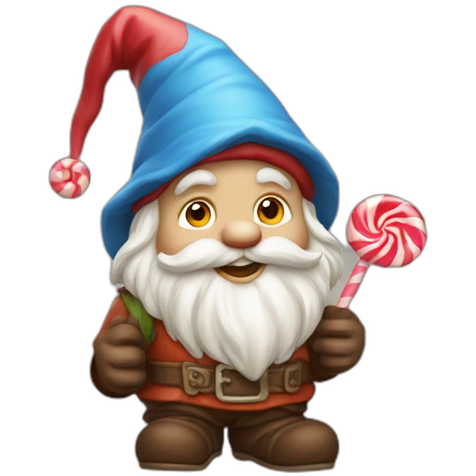 gnome with candy’s  emoji