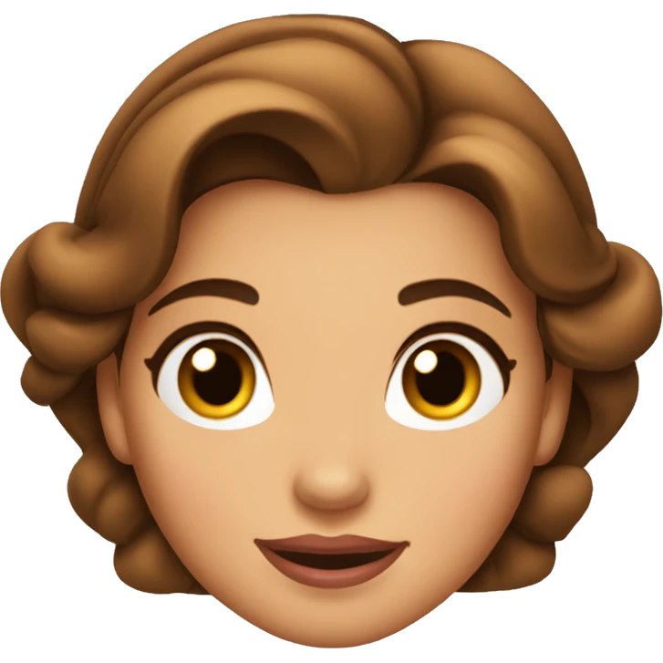 Belle from beauty and the beast emoji