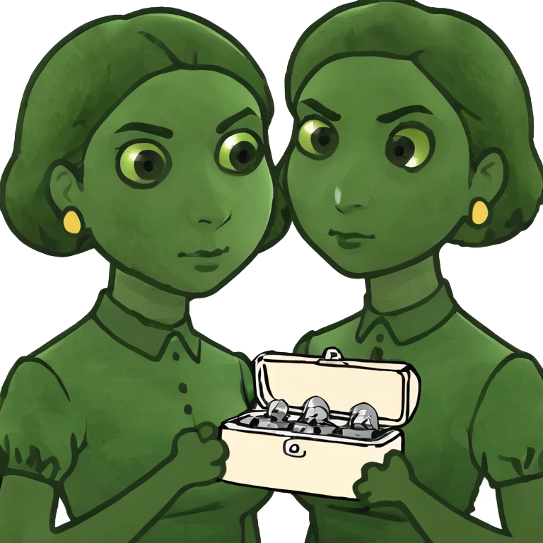 Sister fight over an music Box emoji