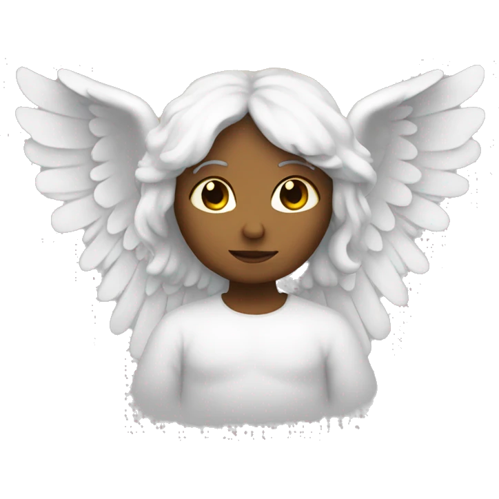 angel with wings and halo emoji