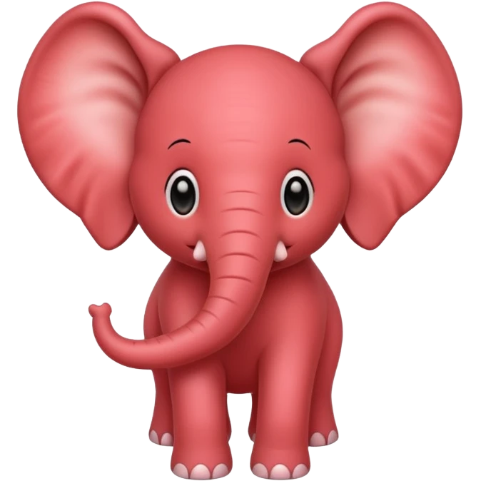 Strawberry elephant emoji