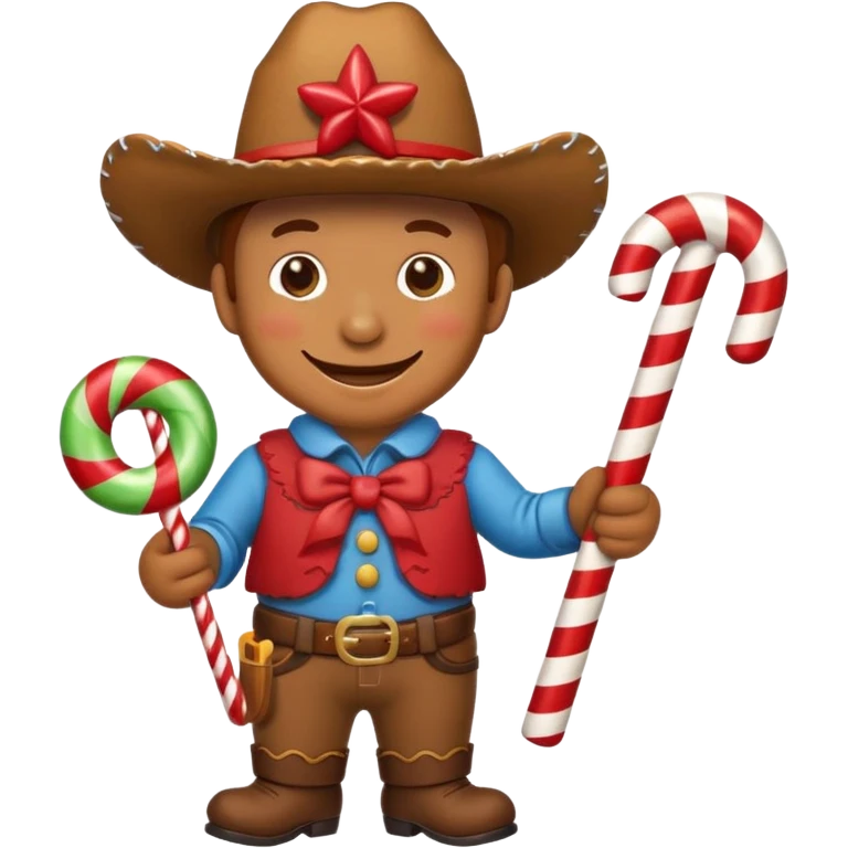 cowboy gingerbread emoji