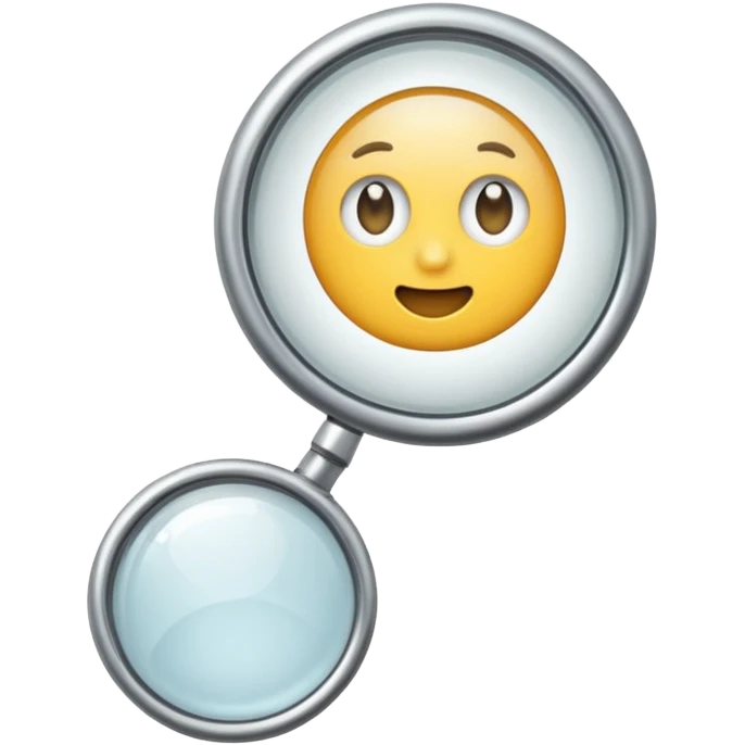  lente di ingrandimento test  emoji