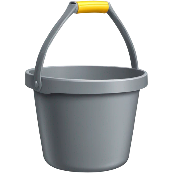 Grey shop bucket  emoji