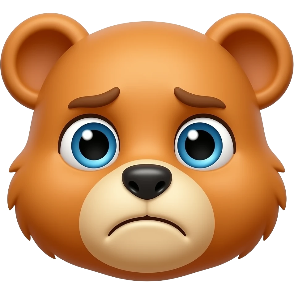 Ted is upset. emoji