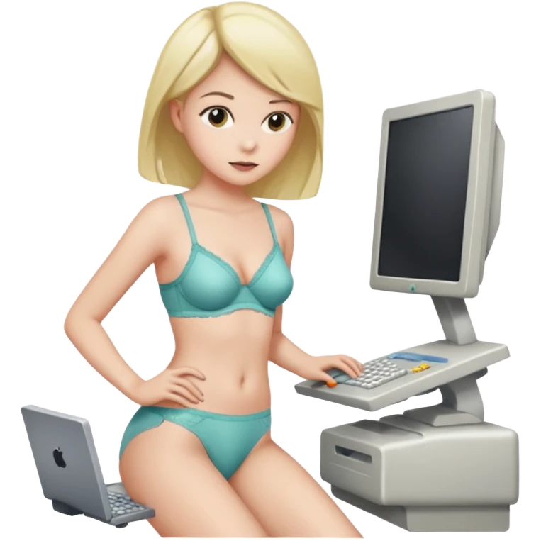 Windows terminal with panties emoji