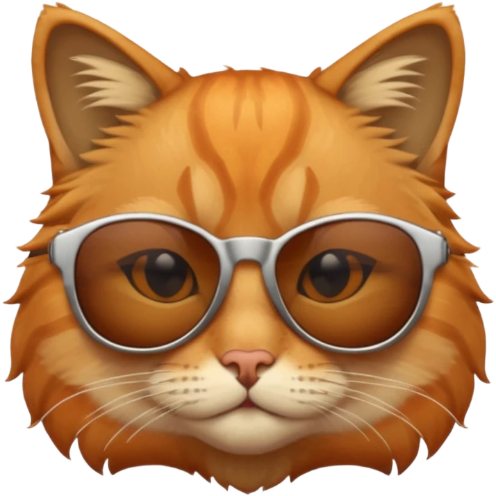Cat wearing sunglasses emoji