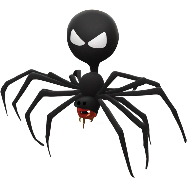 Low quality deepfried Roblox Despacito spider in the kitchen  emoji