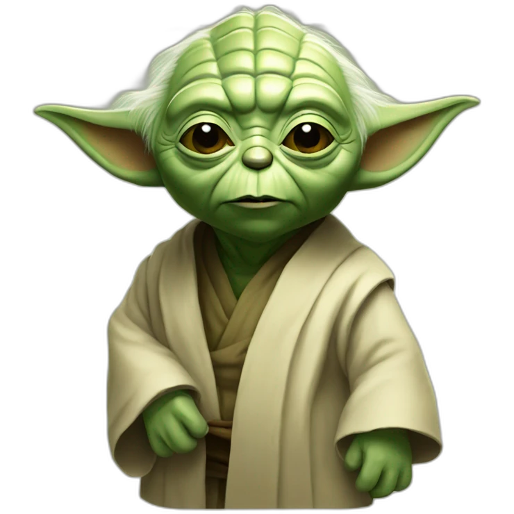 Yoda drunk emoji