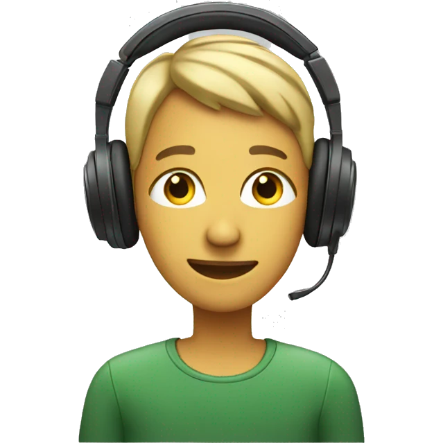 Focus with headphones  emoji