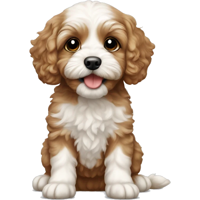 Cavapoo puppy emoji