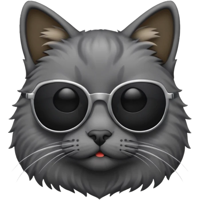Cat wearing sunglasses emoji