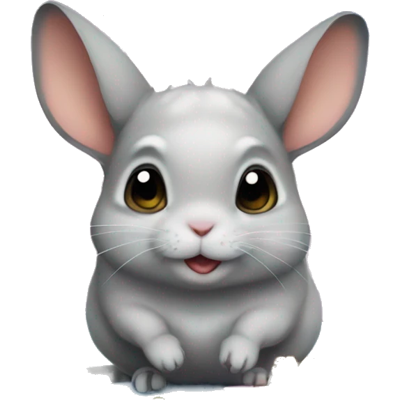 chinchilla at a birthday party emoji