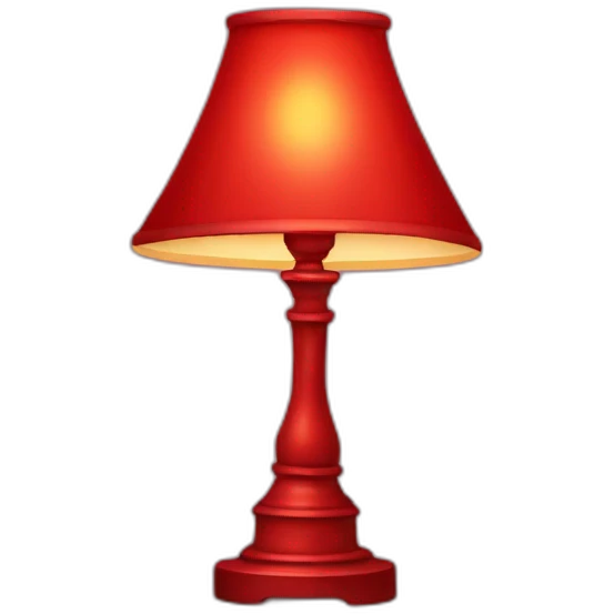 red lamp emoji