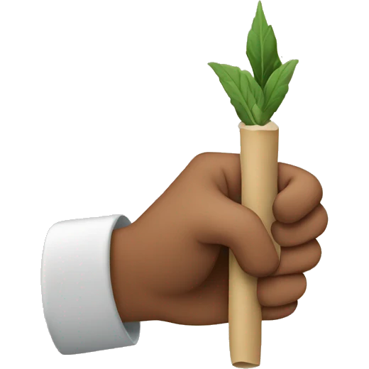 joint in hand emoji
