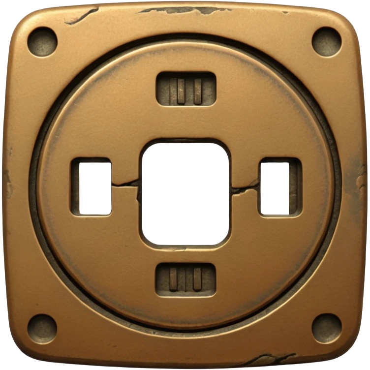 an old chinese coin emoji