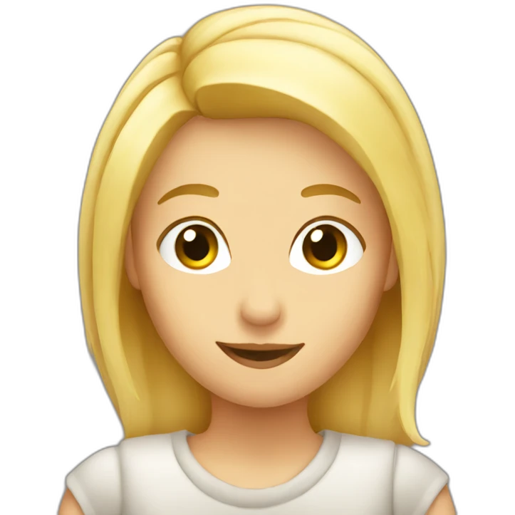 Blonde beer emoji