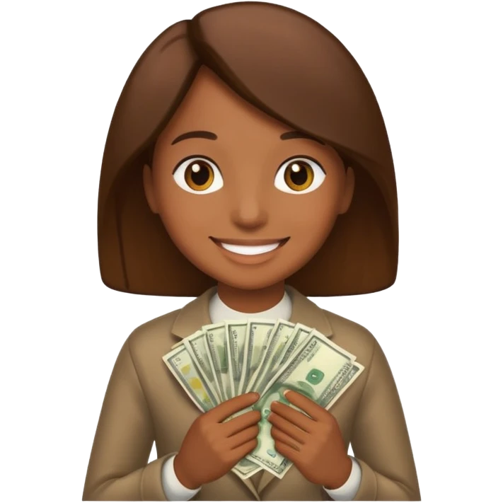 Fully enjoyment with money emoji