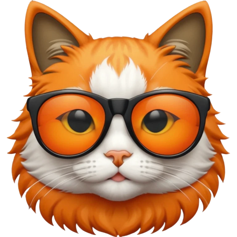 Cat wearing sunglasses emoji